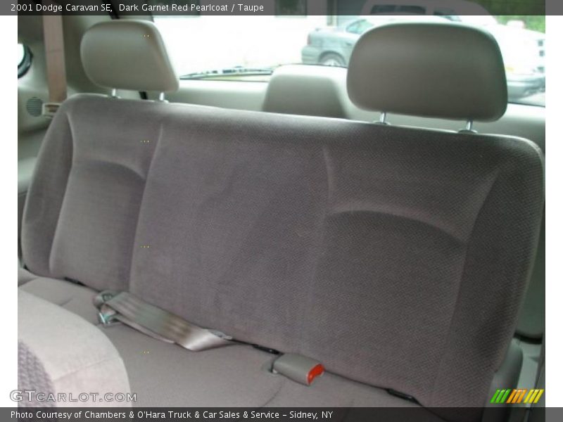 Dark Garnet Red Pearlcoat / Taupe 2001 Dodge Caravan SE