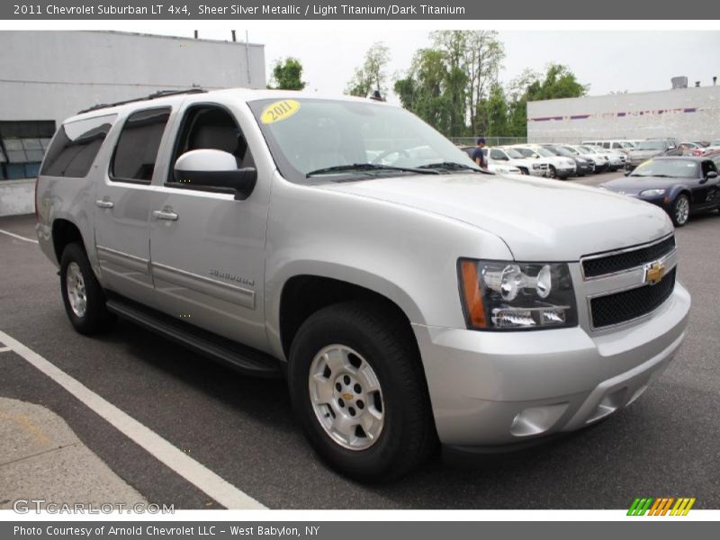 Sheer Silver Metallic / Light Titanium/Dark Titanium 2011 Chevrolet Suburban LT 4x4