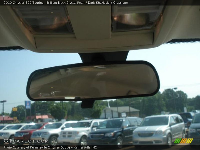 Brilliant Black Crystal Pearl / Dark Khaki/Light Graystone 2010 Chrysler 300 Touring