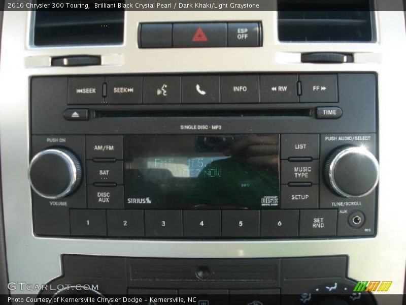 Brilliant Black Crystal Pearl / Dark Khaki/Light Graystone 2010 Chrysler 300 Touring