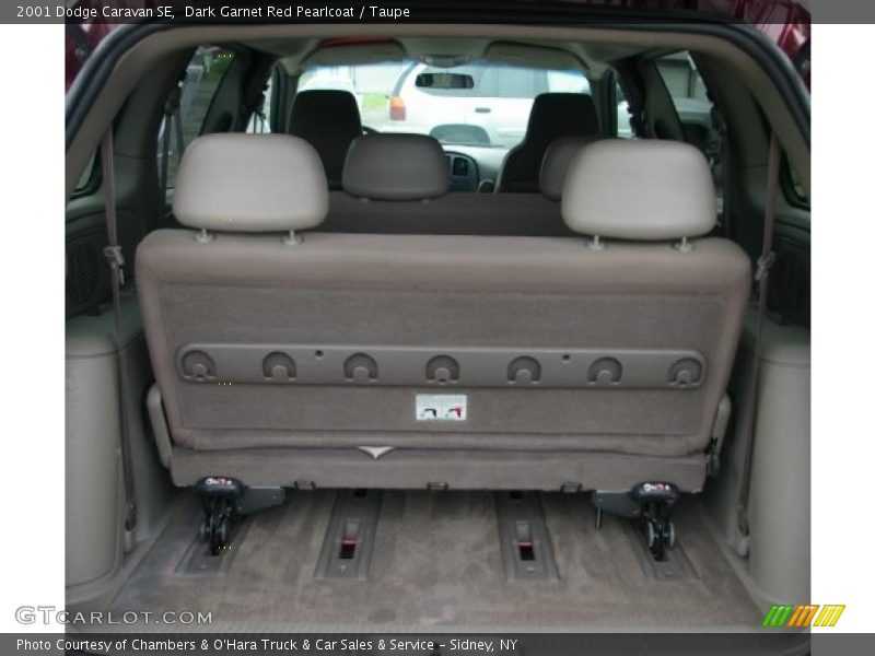 Dark Garnet Red Pearlcoat / Taupe 2001 Dodge Caravan SE