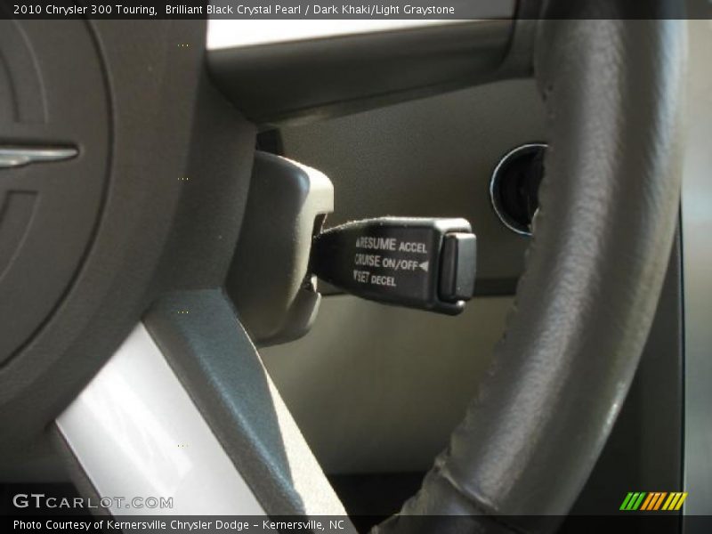 Brilliant Black Crystal Pearl / Dark Khaki/Light Graystone 2010 Chrysler 300 Touring