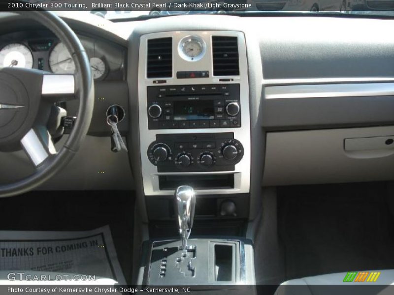 Brilliant Black Crystal Pearl / Dark Khaki/Light Graystone 2010 Chrysler 300 Touring