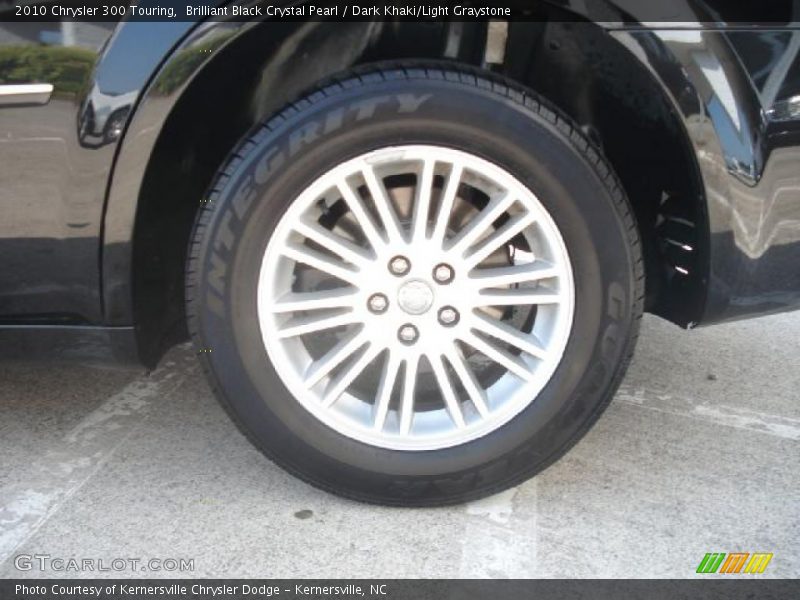 Brilliant Black Crystal Pearl / Dark Khaki/Light Graystone 2010 Chrysler 300 Touring