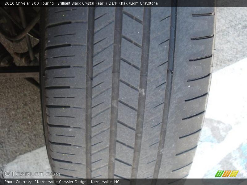 Brilliant Black Crystal Pearl / Dark Khaki/Light Graystone 2010 Chrysler 300 Touring