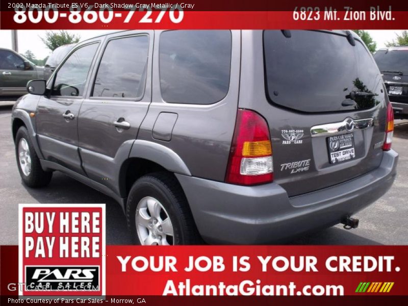 Dark Shadow Gray Metallic / Gray 2002 Mazda Tribute ES V6