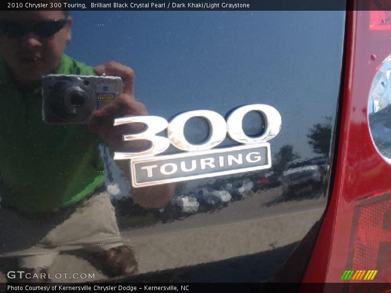 Brilliant Black Crystal Pearl / Dark Khaki/Light Graystone 2010 Chrysler 300 Touring