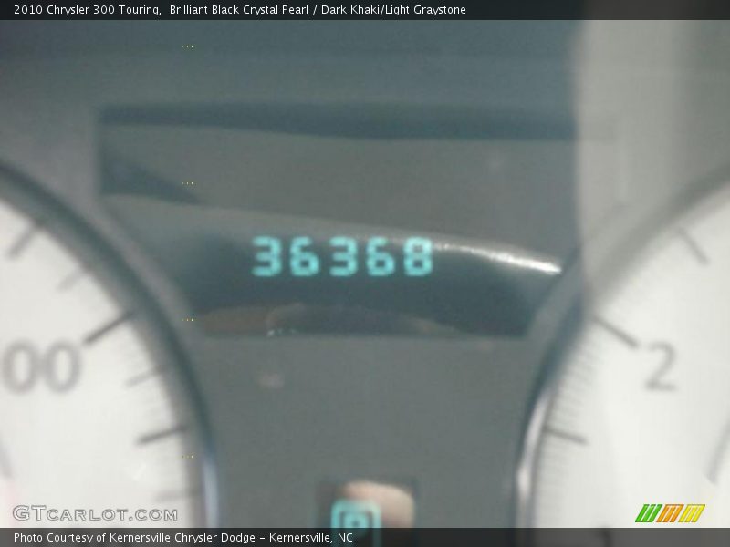 Brilliant Black Crystal Pearl / Dark Khaki/Light Graystone 2010 Chrysler 300 Touring