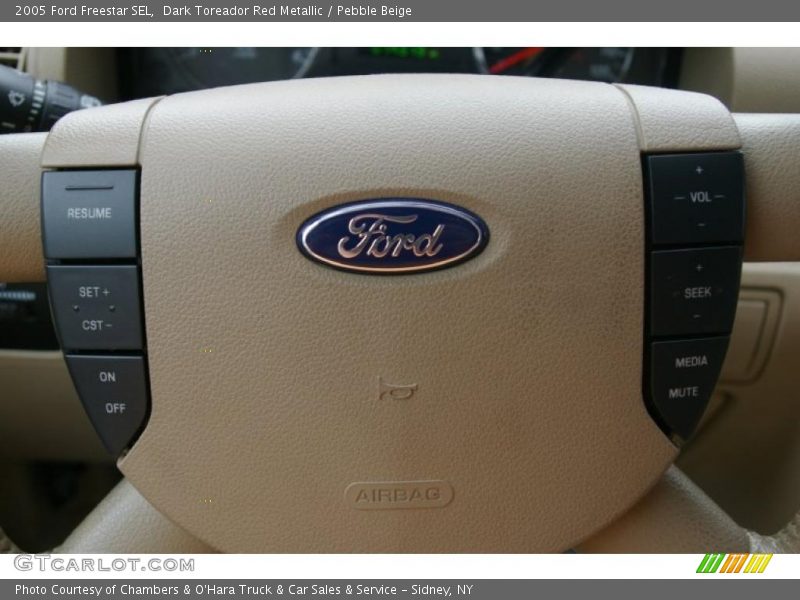 Dark Toreador Red Metallic / Pebble Beige 2005 Ford Freestar SEL