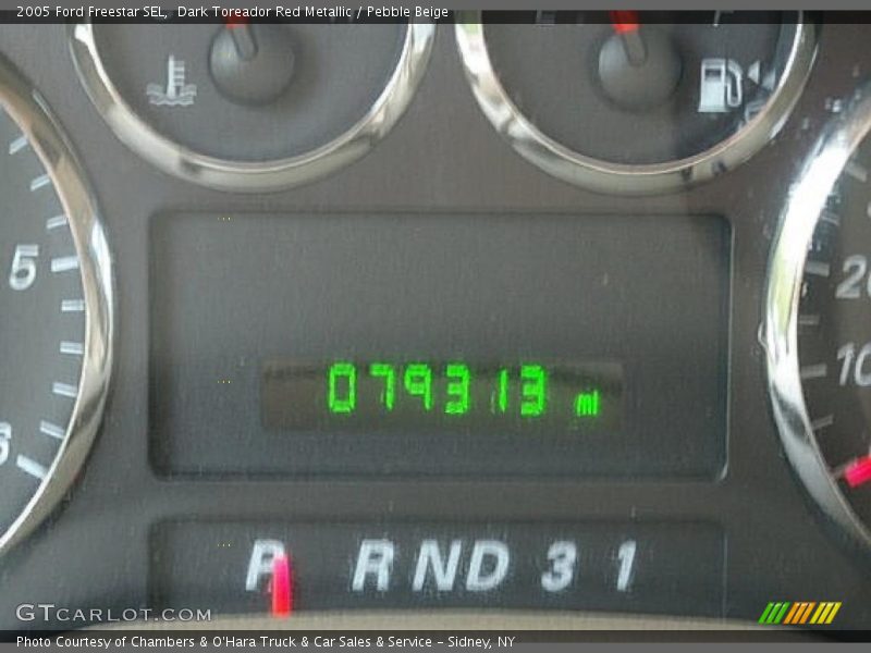 Dark Toreador Red Metallic / Pebble Beige 2005 Ford Freestar SEL