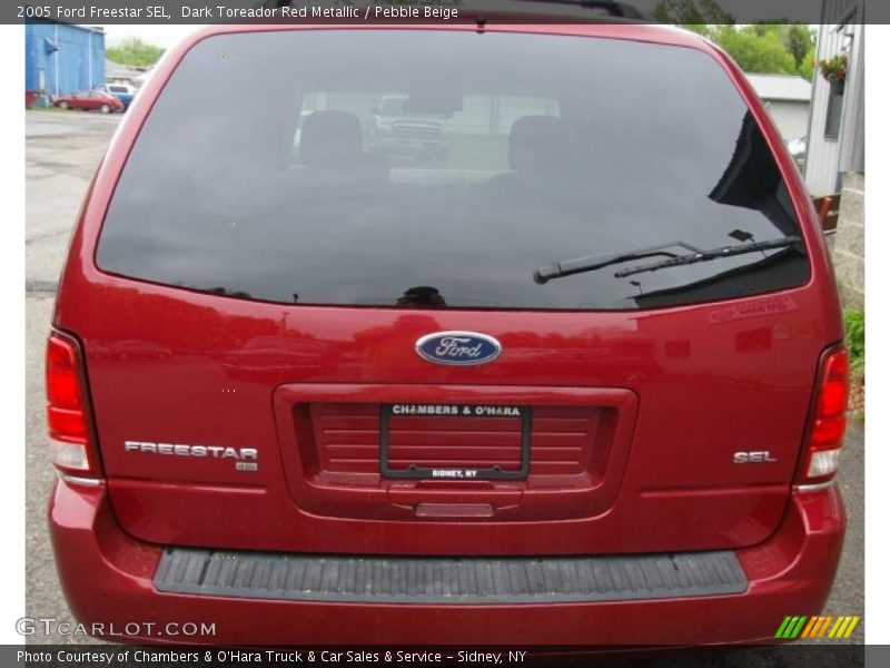 Dark Toreador Red Metallic / Pebble Beige 2005 Ford Freestar SEL