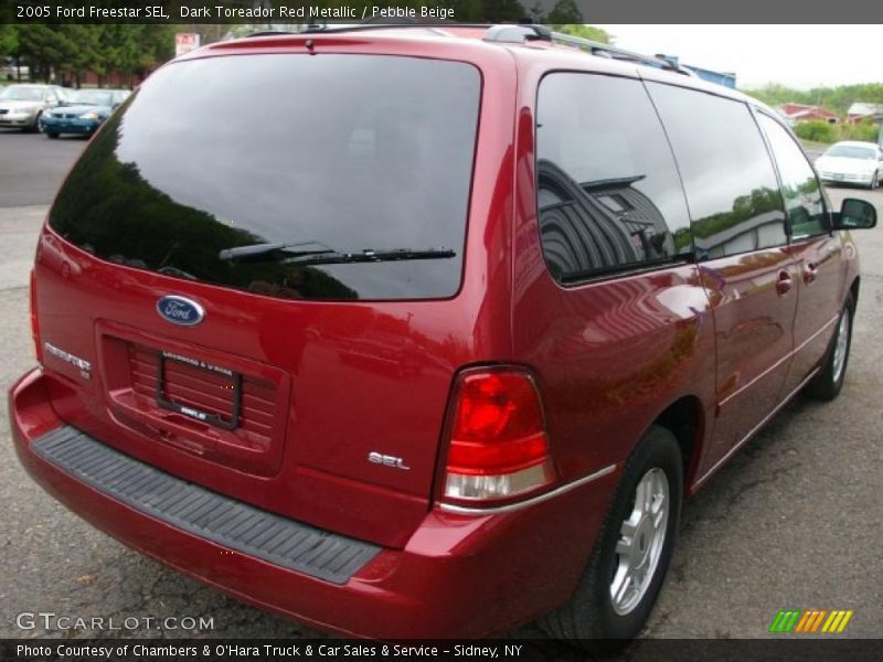 Dark Toreador Red Metallic / Pebble Beige 2005 Ford Freestar SEL