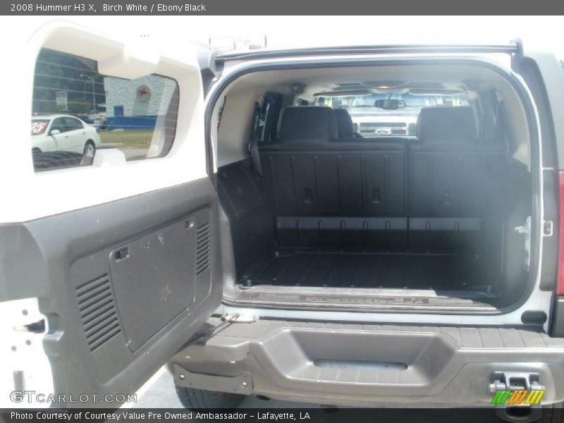 Birch White / Ebony Black 2008 Hummer H3 X