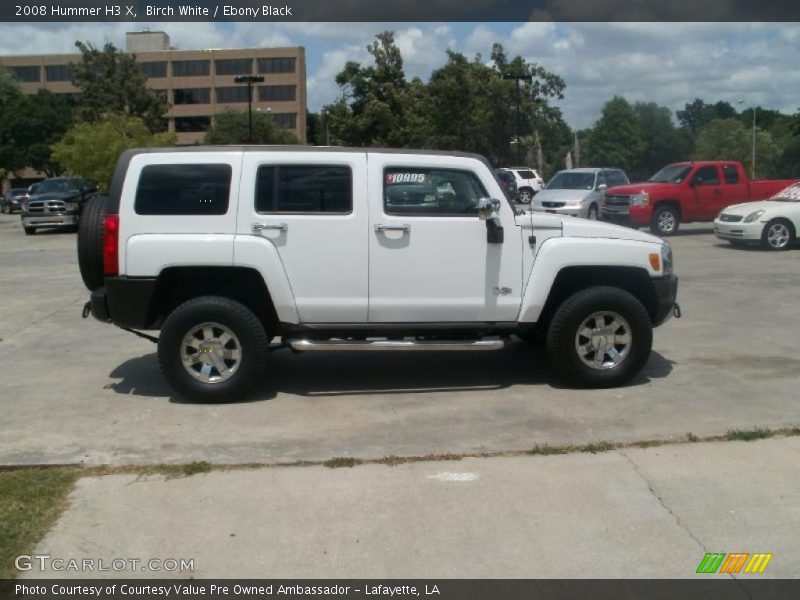 Birch White / Ebony Black 2008 Hummer H3 X
