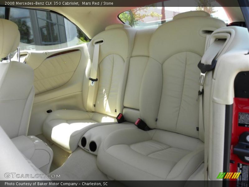 Mars Red / Stone 2008 Mercedes-Benz CLK 350 Cabriolet