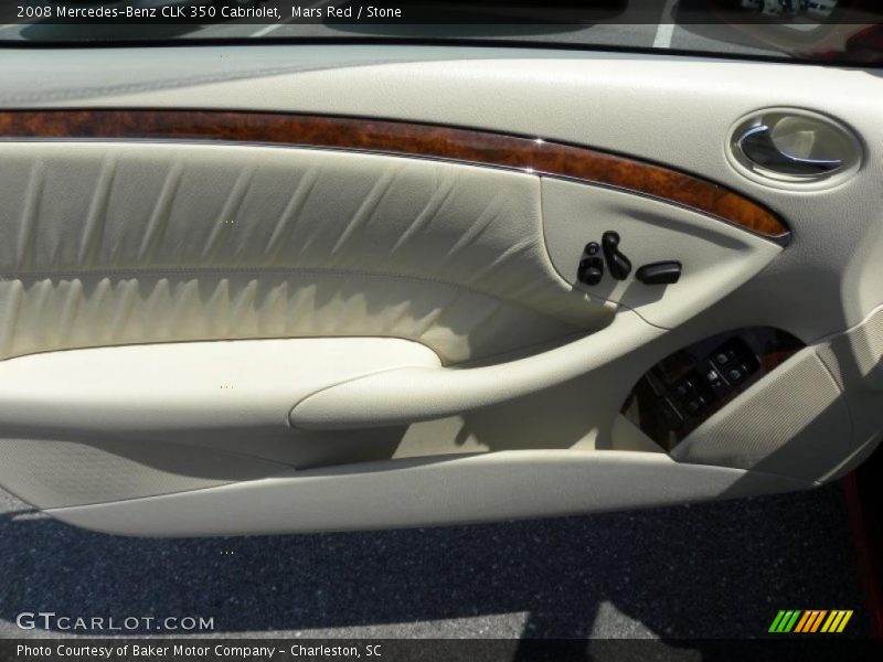 Mars Red / Stone 2008 Mercedes-Benz CLK 350 Cabriolet