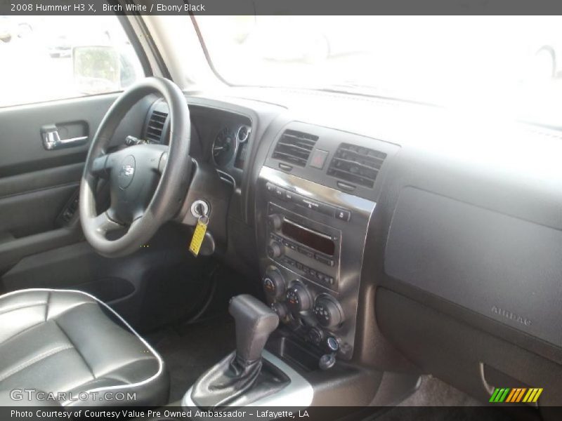 Birch White / Ebony Black 2008 Hummer H3 X