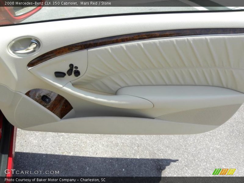 Mars Red / Stone 2008 Mercedes-Benz CLK 350 Cabriolet