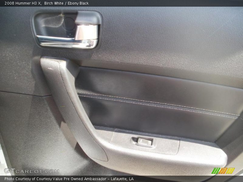 Birch White / Ebony Black 2008 Hummer H3 X