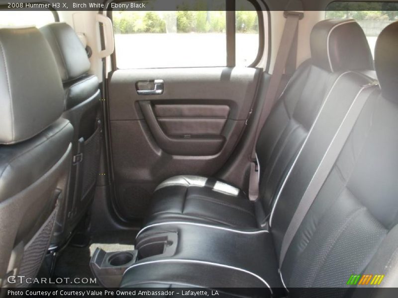 Birch White / Ebony Black 2008 Hummer H3 X