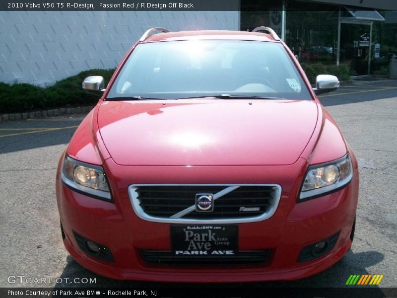 Passion Red / R Design Off Black 2010 Volvo V50 T5 R-Design