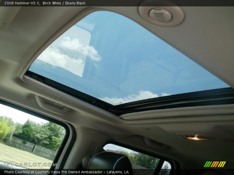 Birch White / Ebony Black 2008 Hummer H3 X