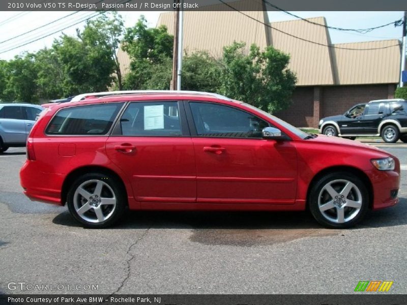 Passion Red / R Design Off Black 2010 Volvo V50 T5 R-Design