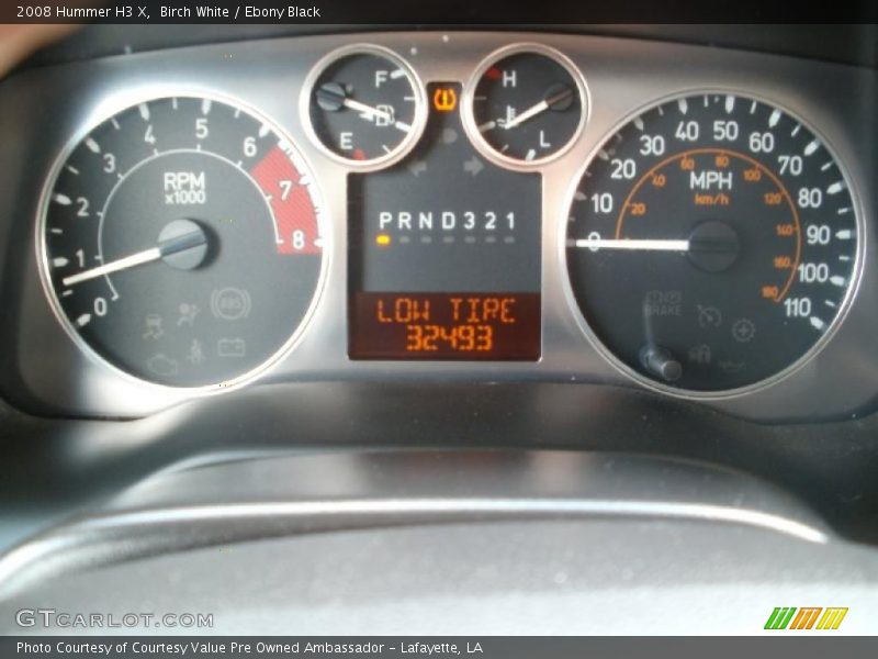 Birch White / Ebony Black 2008 Hummer H3 X