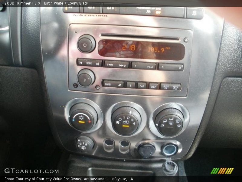 Birch White / Ebony Black 2008 Hummer H3 X
