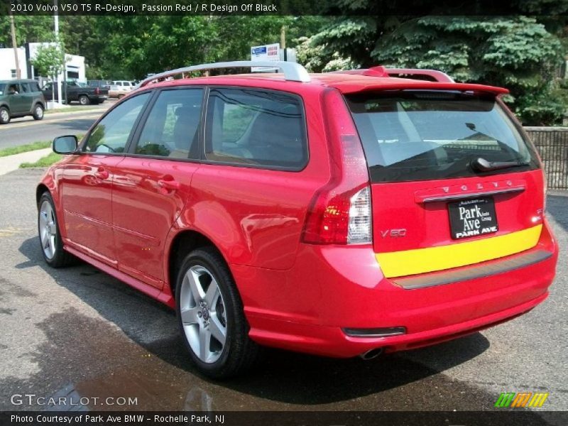 Passion Red / R Design Off Black 2010 Volvo V50 T5 R-Design