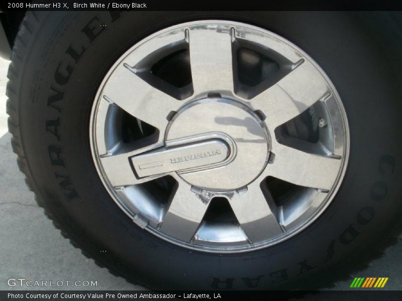 Birch White / Ebony Black 2008 Hummer H3 X