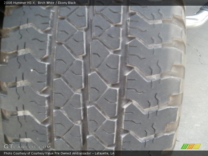 Birch White / Ebony Black 2008 Hummer H3 X