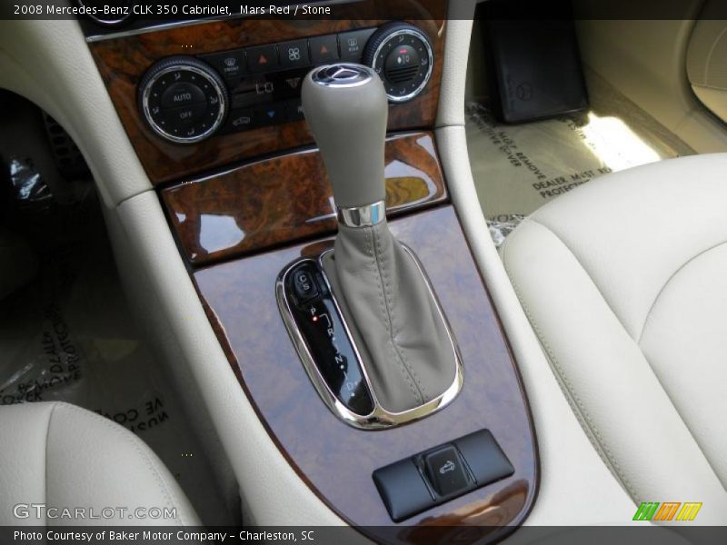 Mars Red / Stone 2008 Mercedes-Benz CLK 350 Cabriolet