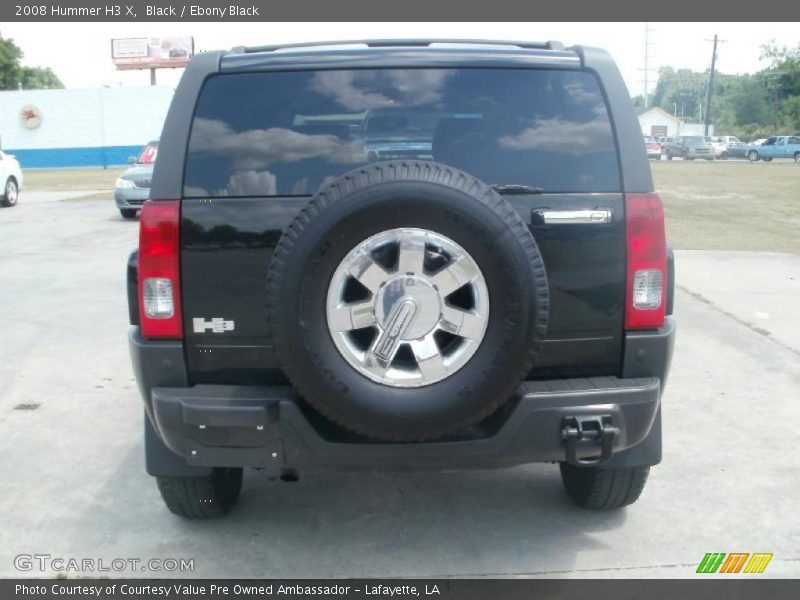 Black / Ebony Black 2008 Hummer H3 X