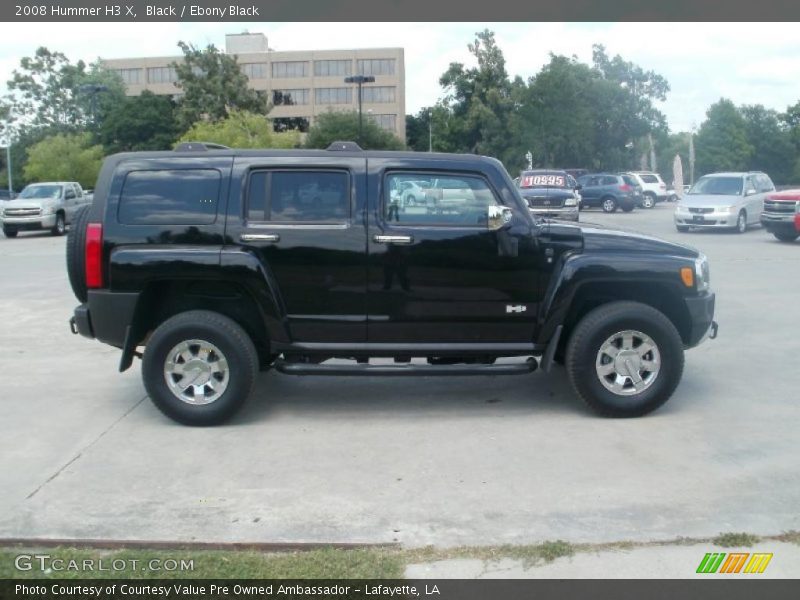 Black / Ebony Black 2008 Hummer H3 X