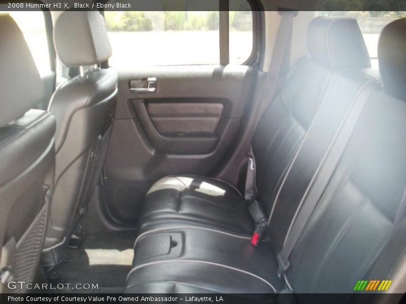 Black / Ebony Black 2008 Hummer H3 X