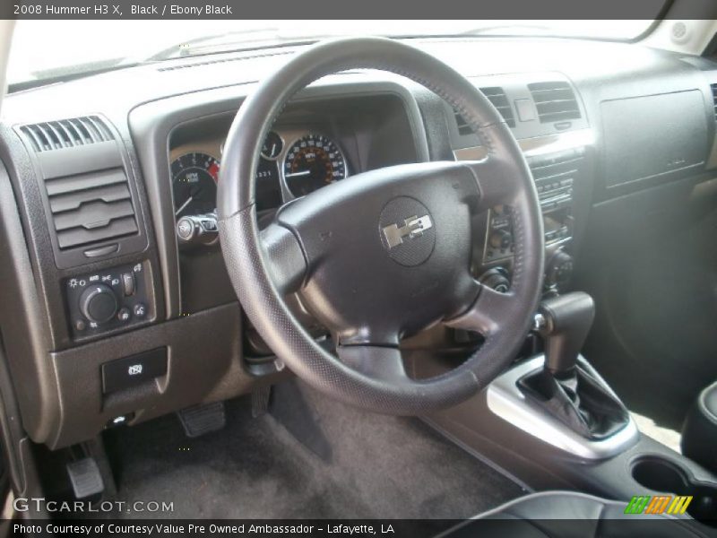 Black / Ebony Black 2008 Hummer H3 X