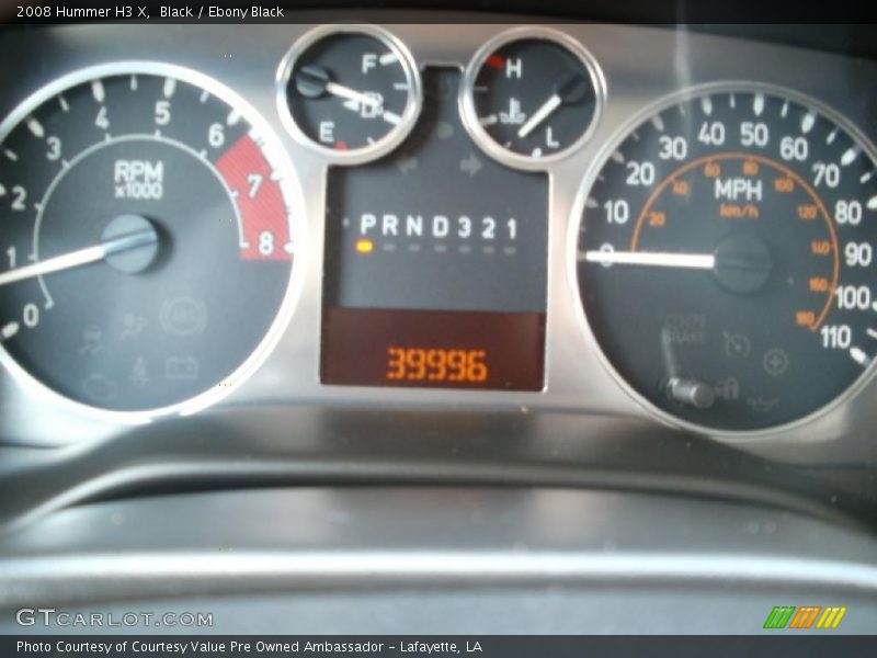 Black / Ebony Black 2008 Hummer H3 X