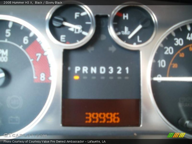 Black / Ebony Black 2008 Hummer H3 X