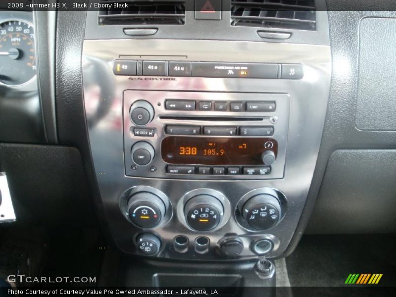 Black / Ebony Black 2008 Hummer H3 X
