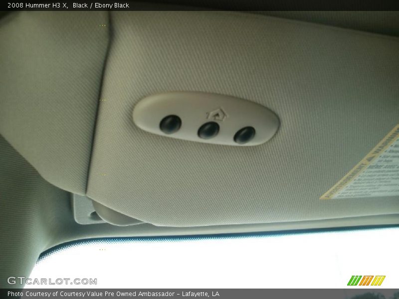 Black / Ebony Black 2008 Hummer H3 X