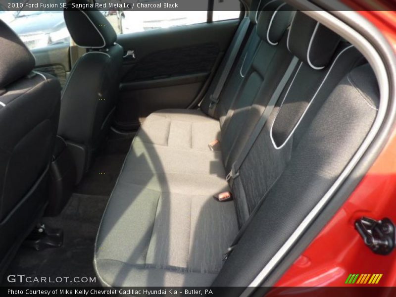 Sangria Red Metallic / Charcoal Black 2010 Ford Fusion SE