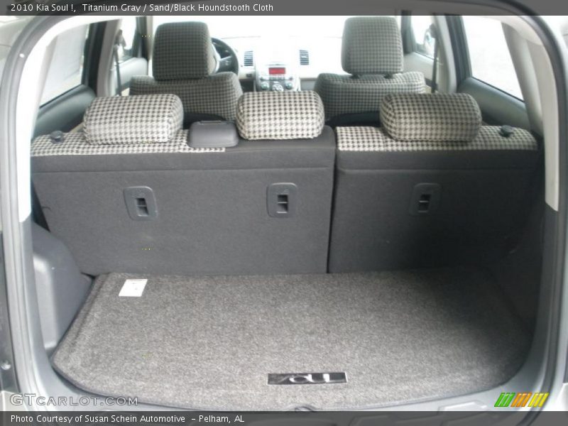 Titanium Gray / Sand/Black Houndstooth Cloth 2010 Kia Soul !