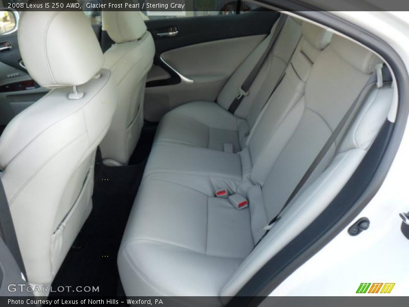 Glacier Frost Pearl / Sterling Gray 2008 Lexus IS 250 AWD