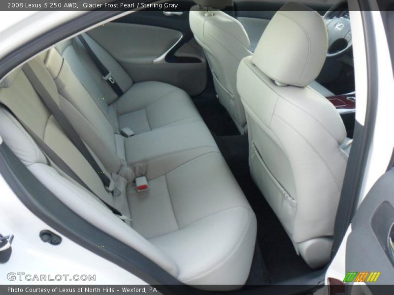 Glacier Frost Pearl / Sterling Gray 2008 Lexus IS 250 AWD