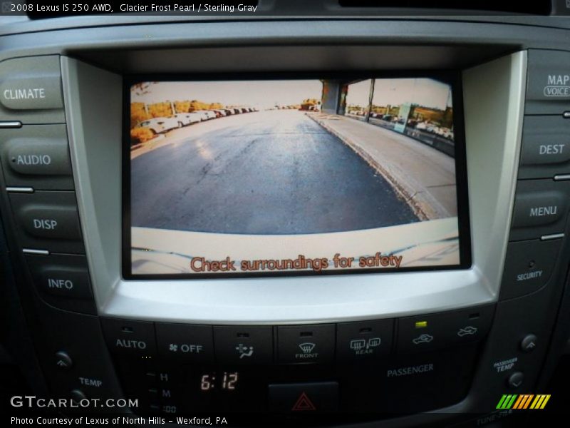 Glacier Frost Pearl / Sterling Gray 2008 Lexus IS 250 AWD