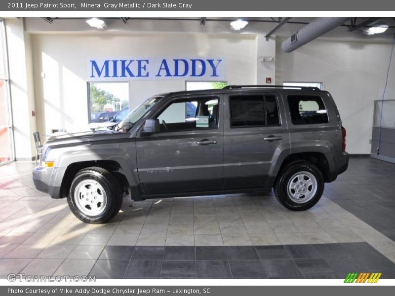 Mineral Gray Metallic / Dark Slate Gray 2011 Jeep Patriot Sport