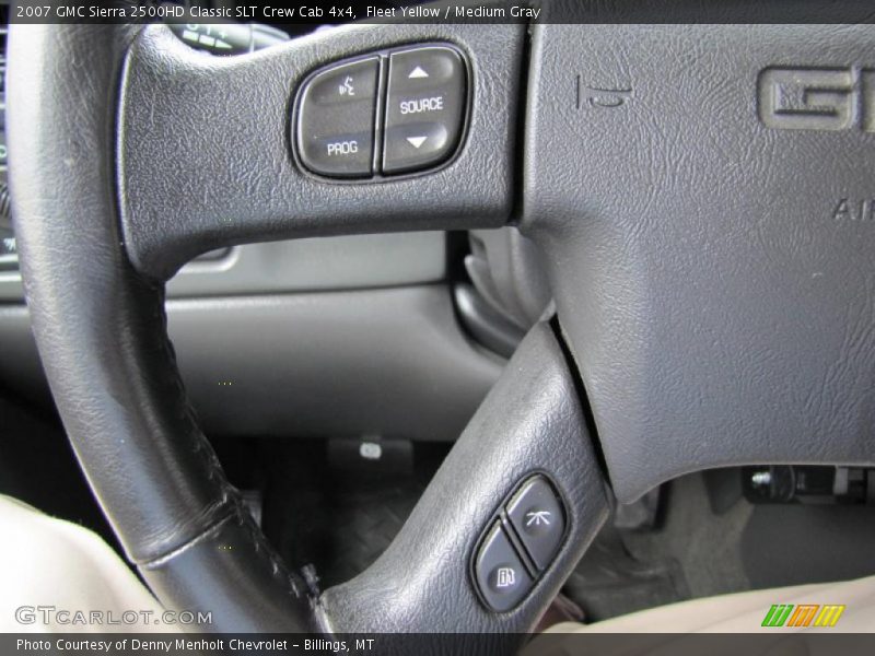 Fleet Yellow / Medium Gray 2007 GMC Sierra 2500HD Classic SLT Crew Cab 4x4
