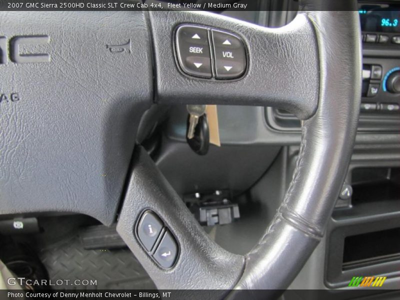 Fleet Yellow / Medium Gray 2007 GMC Sierra 2500HD Classic SLT Crew Cab 4x4