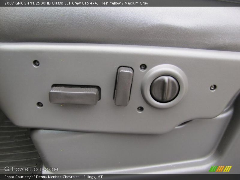 Fleet Yellow / Medium Gray 2007 GMC Sierra 2500HD Classic SLT Crew Cab 4x4